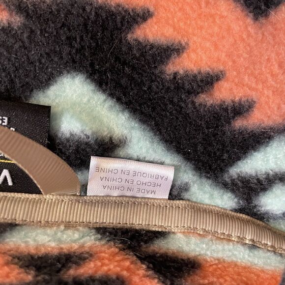 Wesc Fleece Sweater Aztec 1/2 Zip Chest Pocket Mens Large Womens XL - Picture 5 of 9